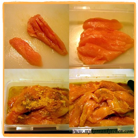 marinating chicken