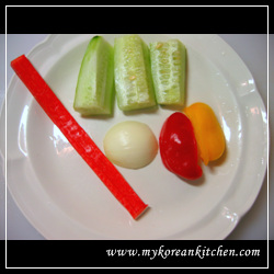 Cucumber canape' ingredients