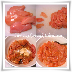 Marinating meat