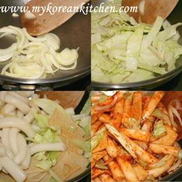 Basic ddeokbokki cooking