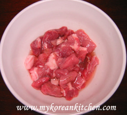 marinating pork