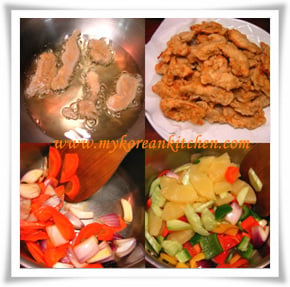 Frying chicken
