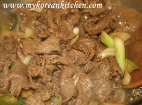 Marinated Beef (Bulgogi) - Natural Sauce Version 1 cooking