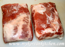 Steamed Pork Wrapped in Leaves ingredients2