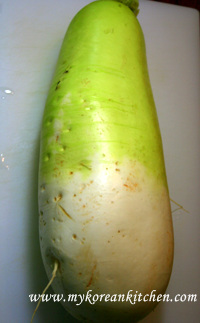 Thinly Sliced Radish Kimchi radish