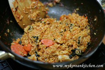 Delicious! Dakgalbi (Marinated Chicken in Spicy Sauce), The Version 2 after rice