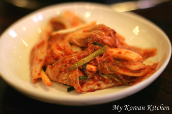 Knife Cut Noodles with Seafood From Ntinamu kimchi