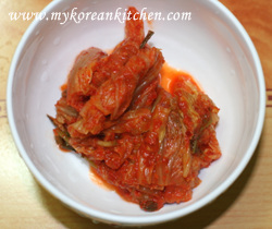 Pork Belly BBQ (Samgyeopsal Gui) kimchi