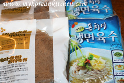 Review - Instant Cold Noodles in Water (Mul Naengmyun)packet1
