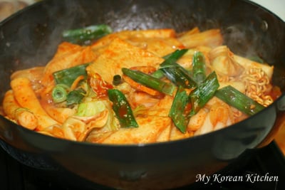 Sugar High, Stir Fried Rice Cake and Noodle (Rabokki in Korean)