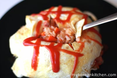 Omelette Rice (Omurice)2