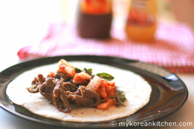 Bulgogi Kimchi Taco 1