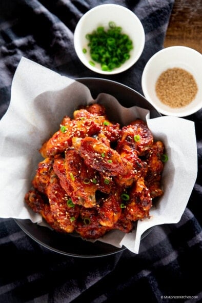 Baked Korean Chicken Wings