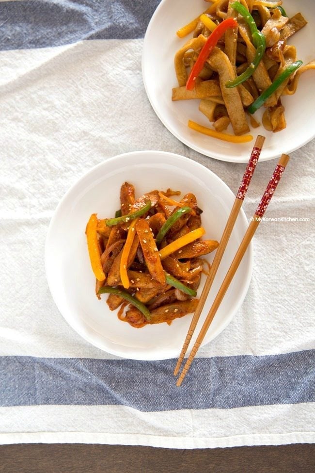 Korean spicy fish cake | MyKoreanKitchen.com