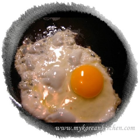 Bibimbap egg