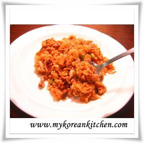Easy Kimchi Tuna Fried Rice