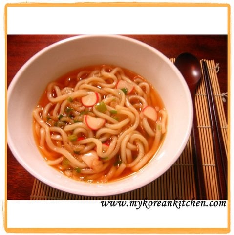 Korean Instant Udon noodles 