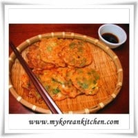 Gochujang Pancakes (JangTteok) | MyKoreanKitchen.com