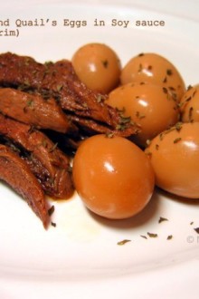 Jangjorim (Korean Soy Sauce Beef and Quail's Egg) | MyKoreanKitchen.com