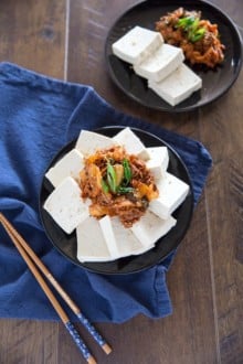 Tofu Kimchi (Dubu Kimchi) | MyKoreanKitchen.com