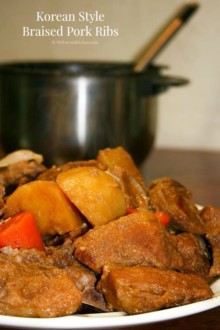 Pressure Cooker Pork Ribs (Dwaeji Galbi Jjim) | MyKoreanKitchen.com