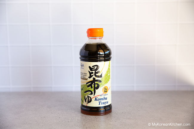 Japanese tsuyu in a bottle