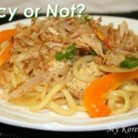 Easy Spicy Chicken Noodles | MyKoreanKitchen.com