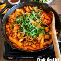 Dak Galbi recipe - How to make delicious and authentic 'Chuncheon style Dak Galbi' (Korean Spicy Chicken Stir Fry) from your home.| MyKoreanKitchen.com