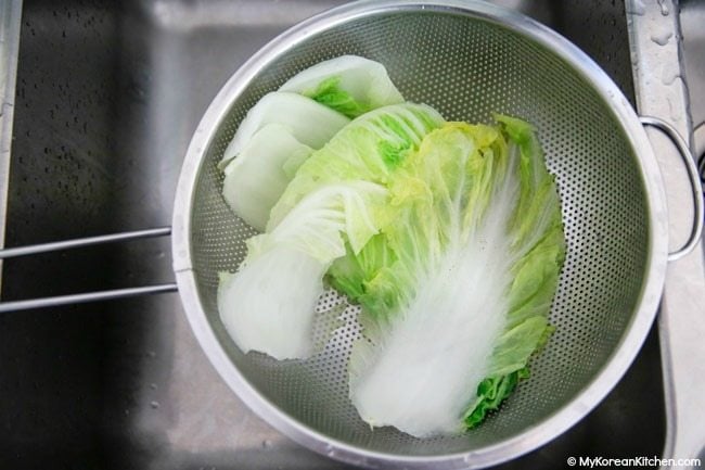 Boiled cabbages