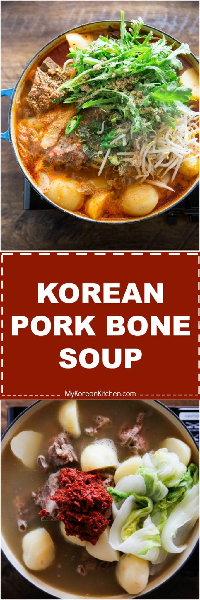 Gamjatang Pork Bone Soup My Korean Kitchen