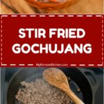 How to Make Stir Fried Gochujang Sauce