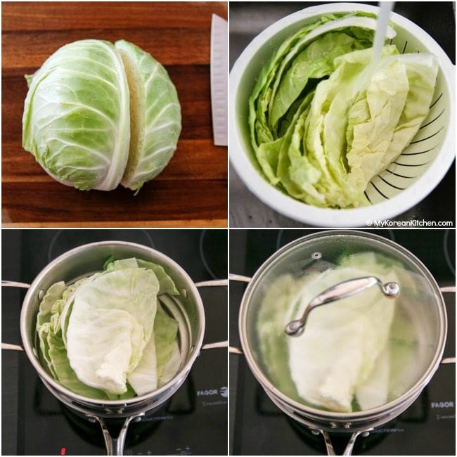 How to steam cabbage