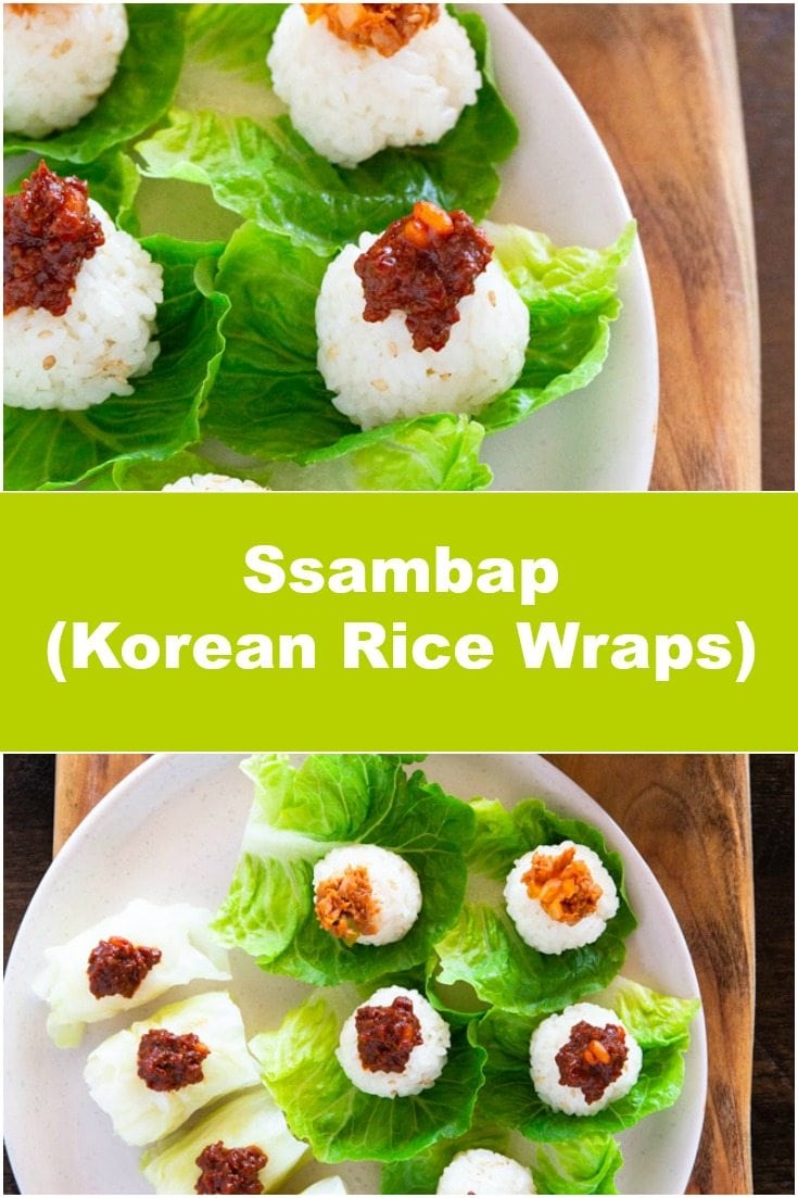 Ssambap (Korean Rice Lettuce Wraps) - My Korean Kitchen