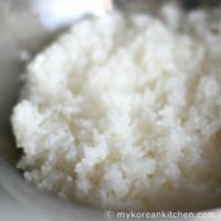 How To Make Perfect Korean Steamed Rice Step 3 How To Soak And Cook The Rice My Korean Kitchen