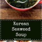 Seaweed soup collage