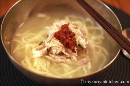 Chicken Noodle Soup Dak Kalguksu My Korean Kitchen