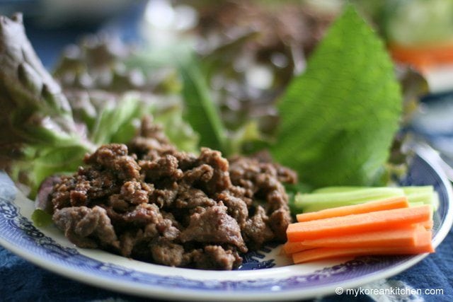 Kangaroo Meat Bulgogi BBQ | MyKoreanKitchen.com