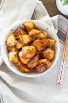 Korean Candied Sweet Potatoes | MyKoreanKitchen.com