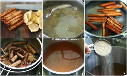 How to Make SuJeongGwa (Korean Cinnamon Punch)