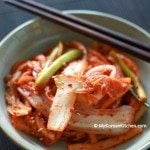 Fresh Napa Cabbage Kimchi Salad | MyKoreanKitchen.com