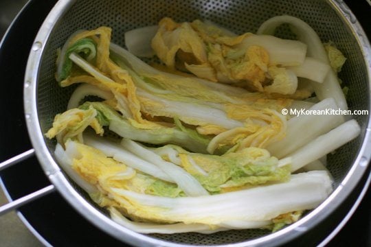 Salty Napa cabbage