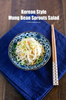 Korean Mung Bean Sprouts Salad