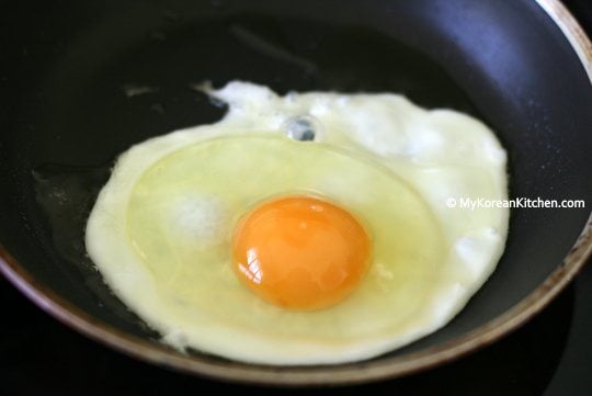 Egg for Bibimbap