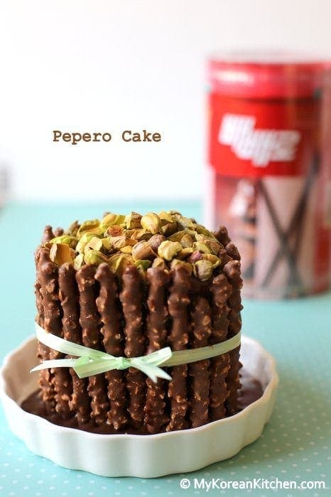 How to make Pepero cake. Ready in 10 mins! | MyKoreanKitchen.com
