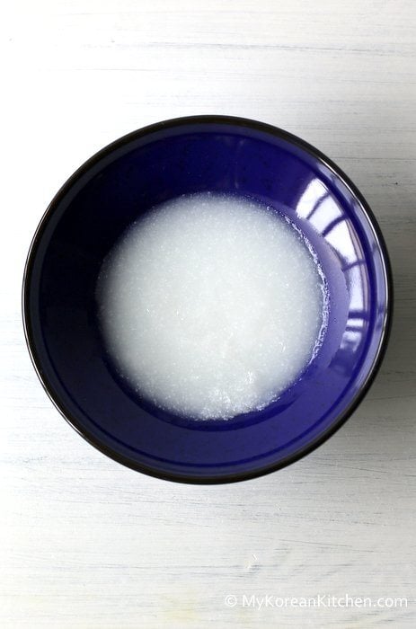 Korean Style Rice Porridge (Ssal-Mium) | MyKoreanKitchen.com