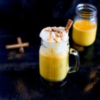 Homemade Pumpkin Spice Latte (No Coffee) | MyKoreanKitchen.com