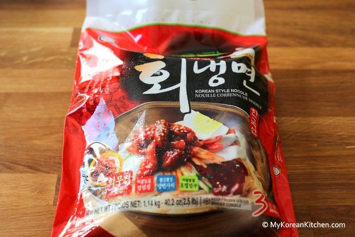 Korean Style Sashimi Cold Noodles (Hwe Naengmyeon)