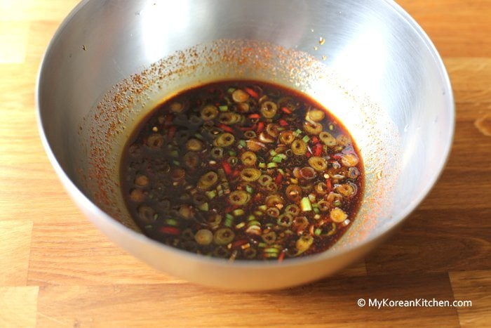 Step 2. Making seasoning sauce