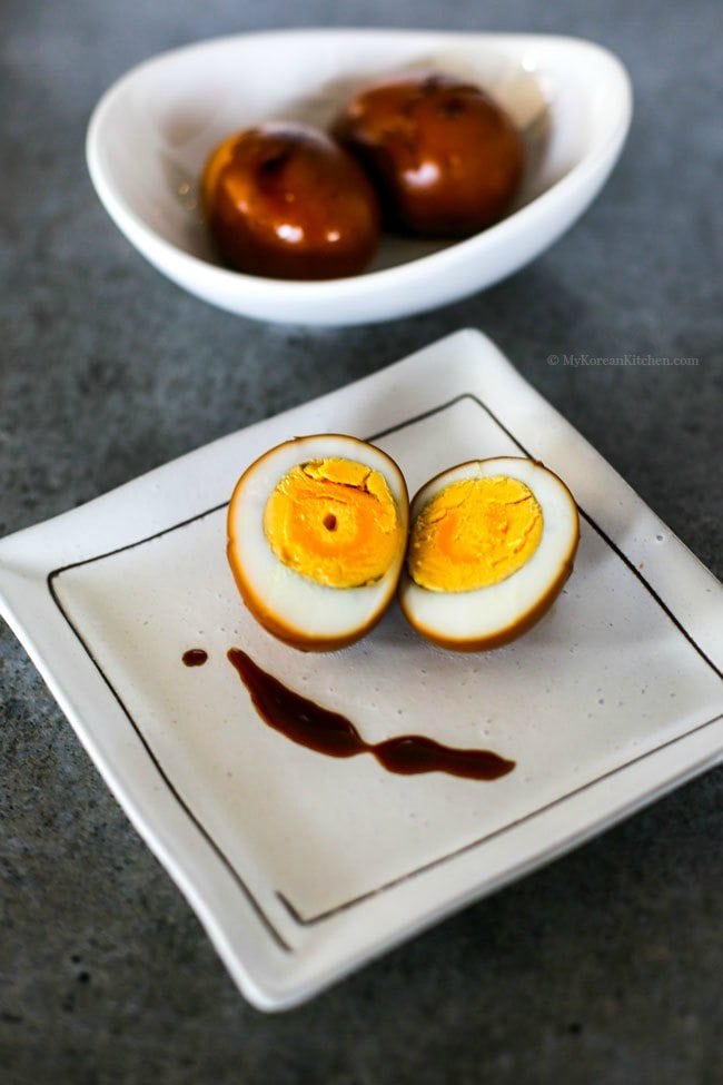 Korean Style Braised Eggs | MyKoreanKitchen.com