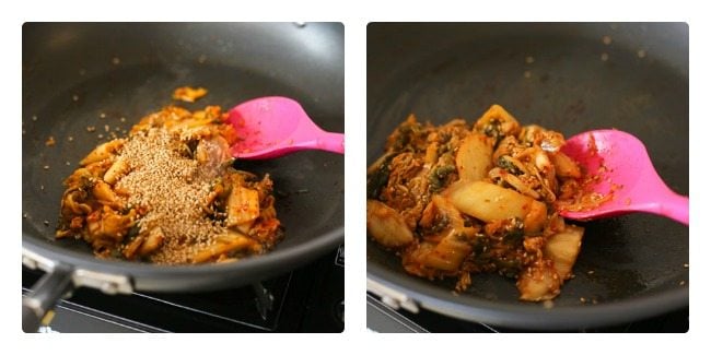 Step 4. Garlic Sesame Kimchi